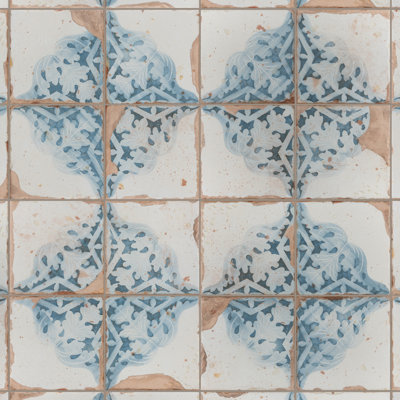 Artisan 13" x 13" Ceramic Patterned Wall & Floor Tile