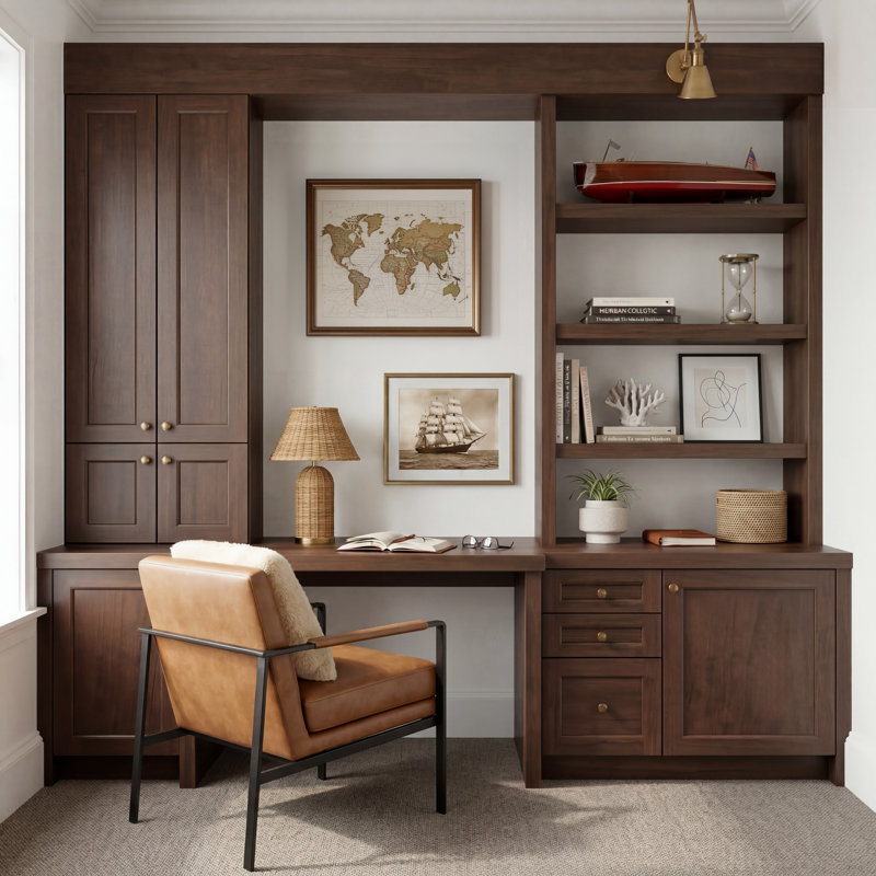 Dwelling Value Carabel Door Sample, Toasted Spice, Cherry