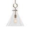 Luminaire suspendu en verre entonnoir 1 lumière Longshore Tides Imbuto