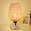 Lampe de table beige 11,41 "Oak Brook