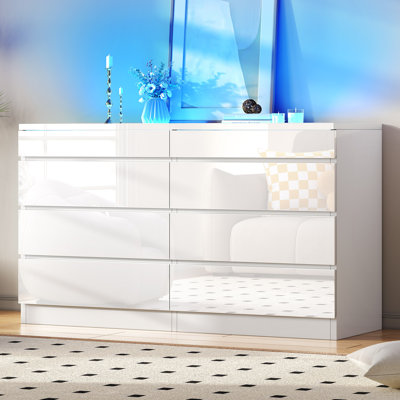 80cm W 8 - Drawer Chest of Drawers