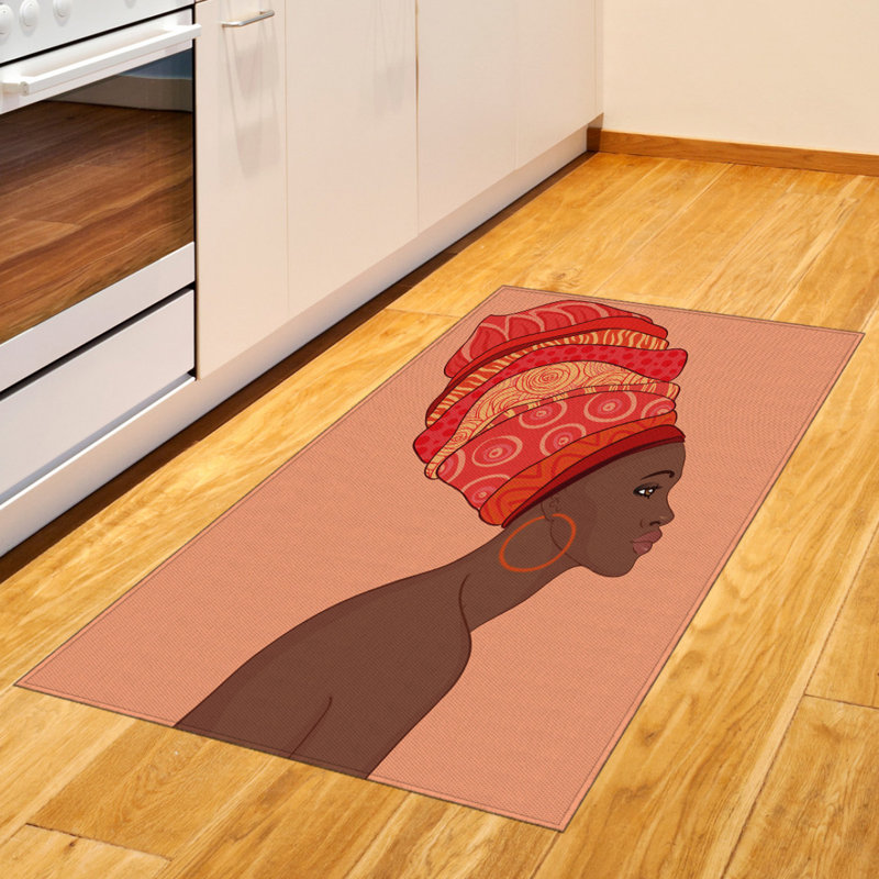 African High Density Long Fiber Poly Threads Decorative Area Rug Carpet, Rectangle 2'7" x 5'