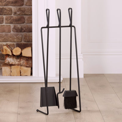 Alcia Iron Fireplace Tool Set