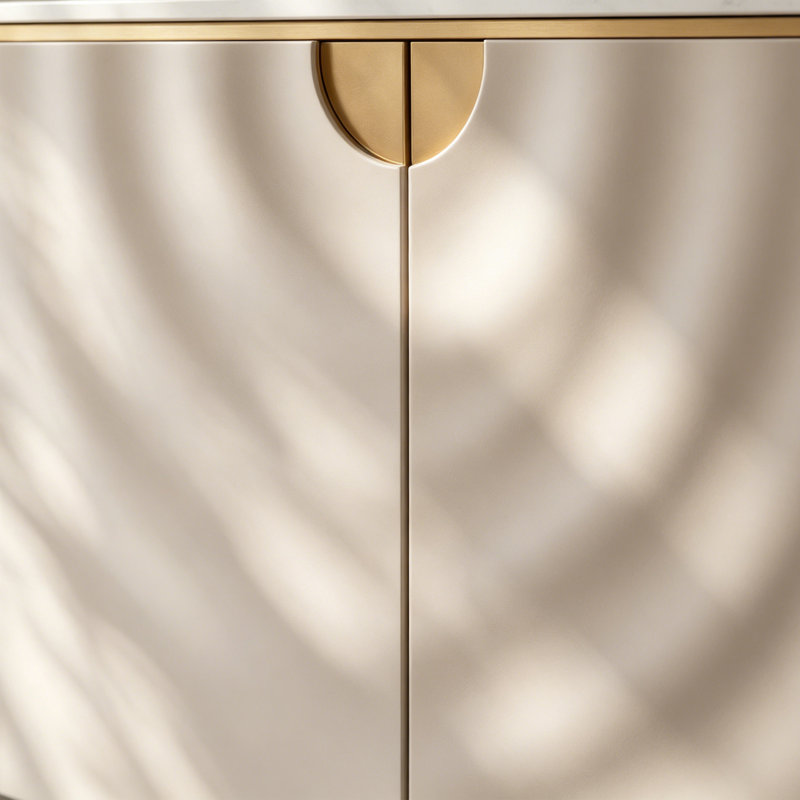 Buffet moderne de grande capacité, Beige