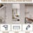 Full Body Round Corner Mirror For Living Room Bedroom Cloakroom Wall Hanging With Hanging Hole High Quality 5Mm Silver Mirror-430736714