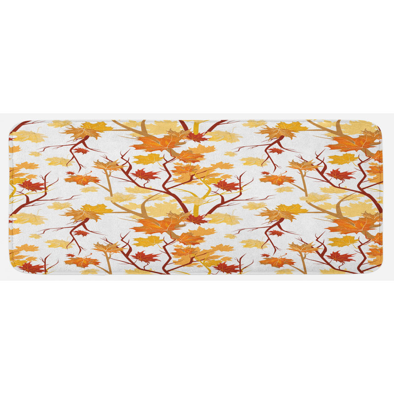 Tapis de cuisine automne