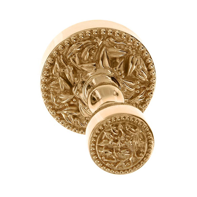 San Michele Robe Hook, Polished Gold