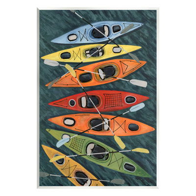«Rainbow Hue Kayaks» par Michael Willett