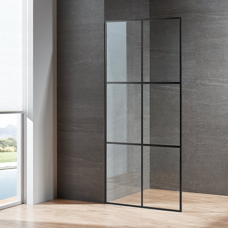 34'' W 74'' H Framed Rectangle Reversible Shower Enclosure