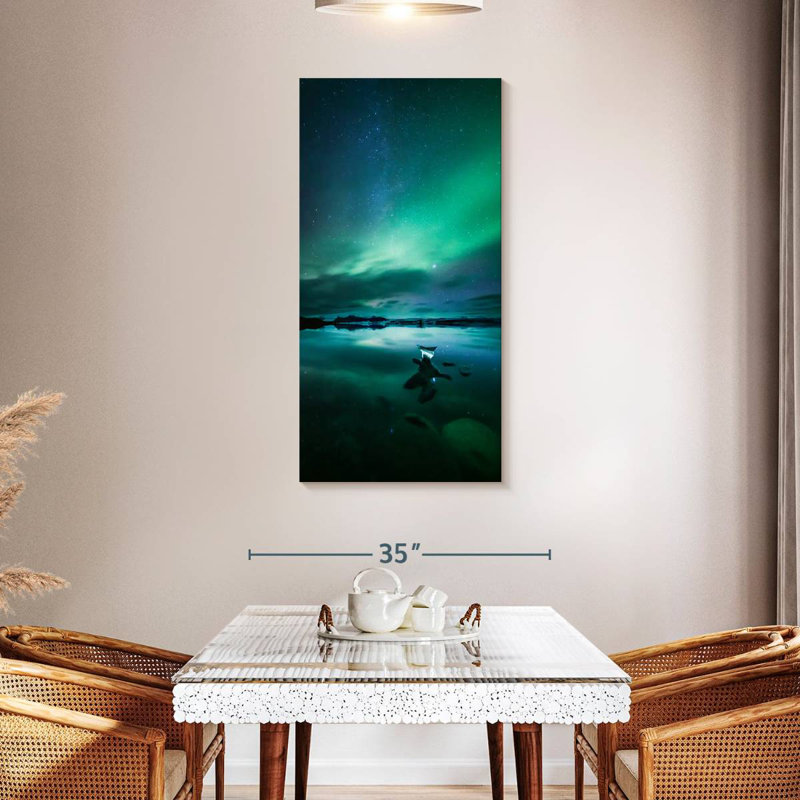 Northern Lights I, 42" H x 21" W