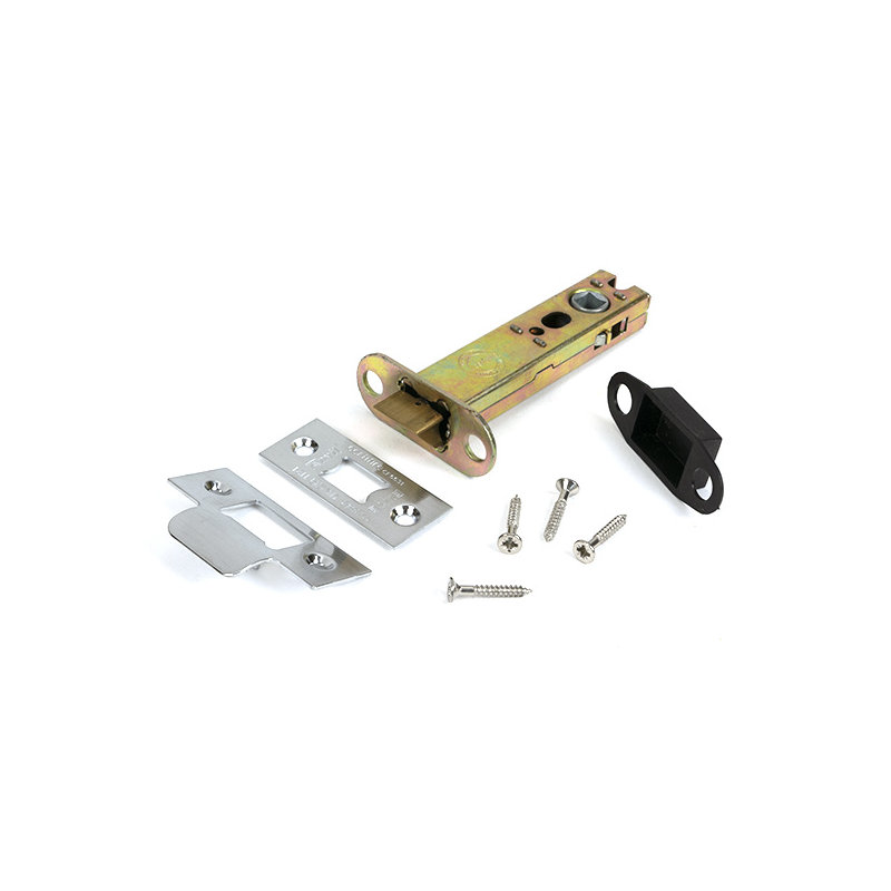 Polished Chrome 4" Heavy Duty Latch, Satin Chrome