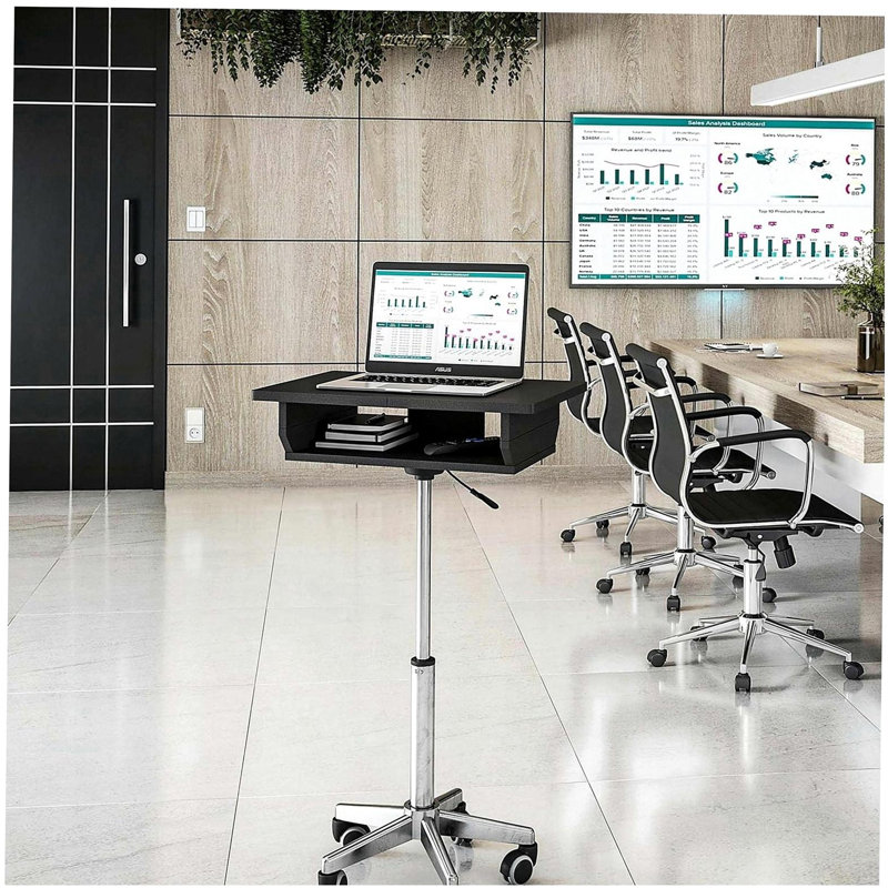 Folding Table Laptop Cart,  