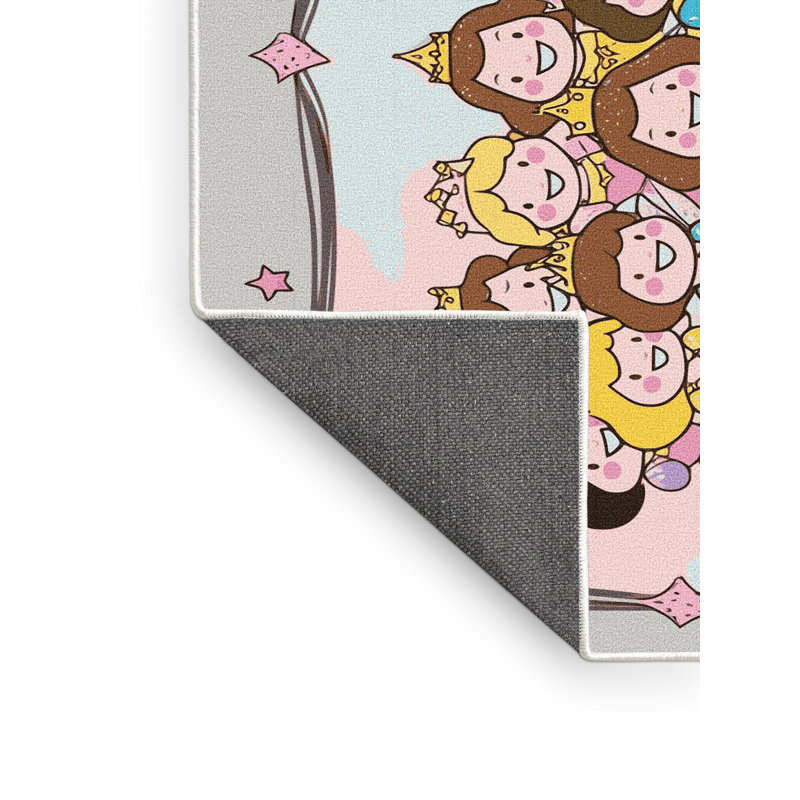 Tapis fantaisie East Urban Home, Rectangle 7 pi x 9 pi