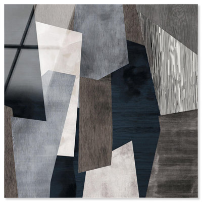 Fractured Prism III Black Decor Acrylic Print by Art Remedy