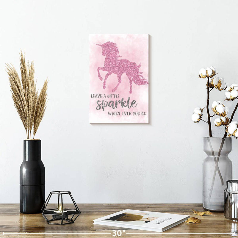 Ashelle Sparkle Unicorn, 12" H x 8" W