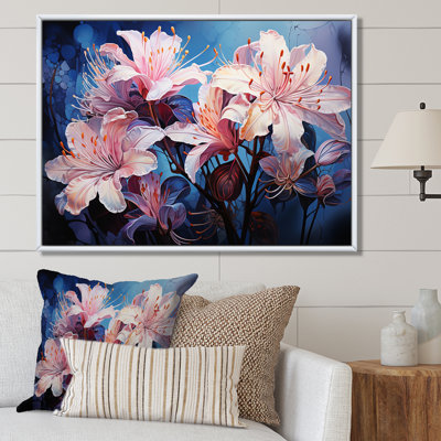 Hibiscus rose avec jardins enchantés