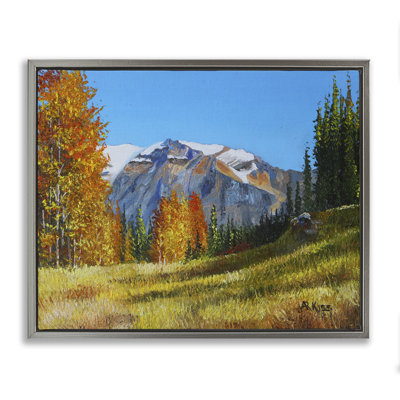 "Autumnal Mountain Valley", art mural encadré par Andrew Kiss