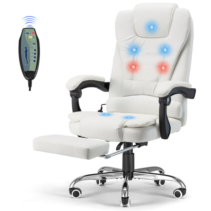 Linen Office Chair, Cream