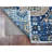 2'6" x 7'11" Duke Blue Aryana Mamluk Design Hand Knotted Soft Wool Runner Rug