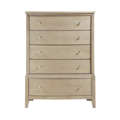 Mobilier de chambre à coucher classique à 5 tiroirs en bois de style campagnard robuste et durable