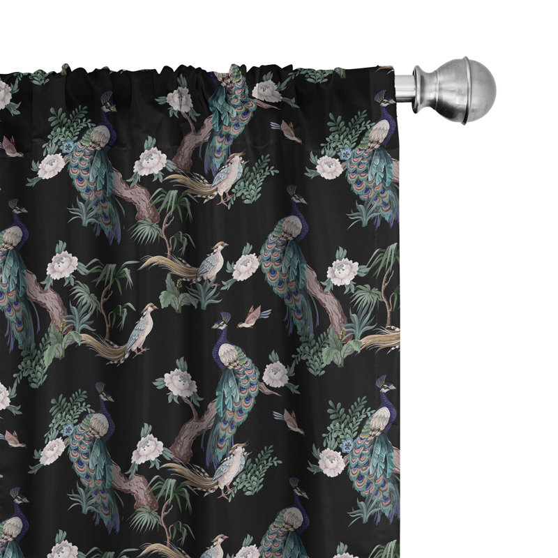 Semi Sheer Curtain Pair, 28" W x 95" L