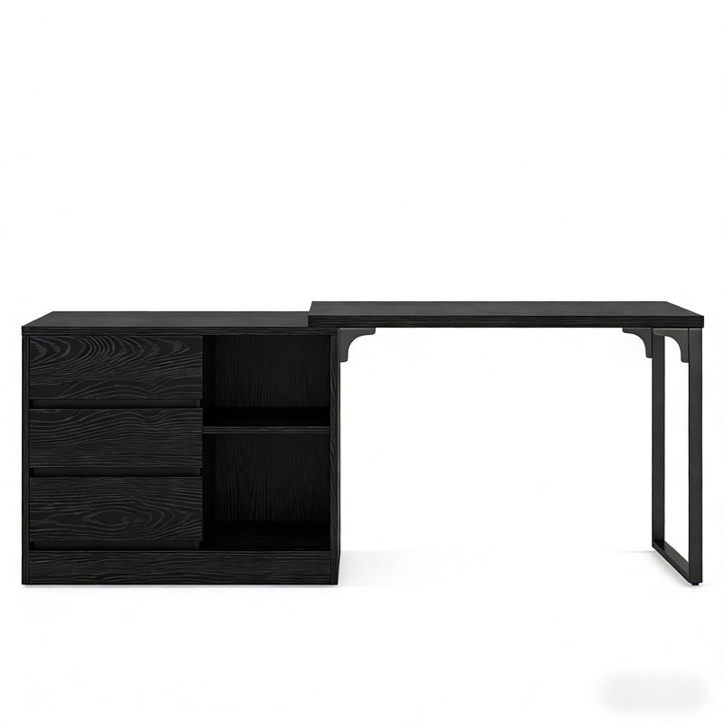 Bureau de coin réversible (sans tabourets)