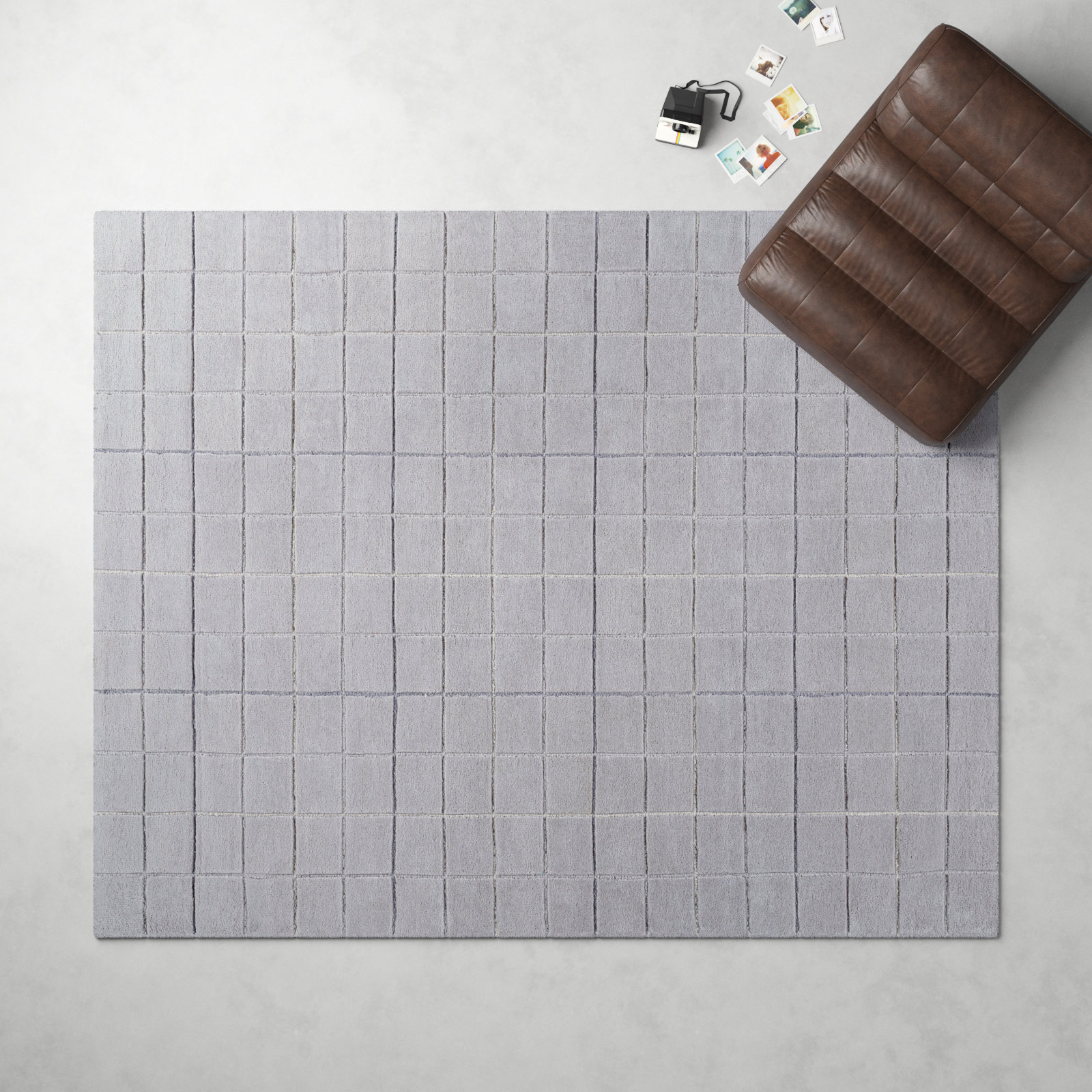 Mallory Hand-Tufted Gray Rug, Rectangle 8' x 10'