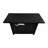25" H Steel Outdoor Fire Pit Table with Lid