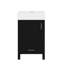 Meuble-lavabo simple 20,28 po avec lavabo en céramique-413874492