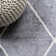 Bertrice Minimalist Diamond Trellis Gray/White Rug