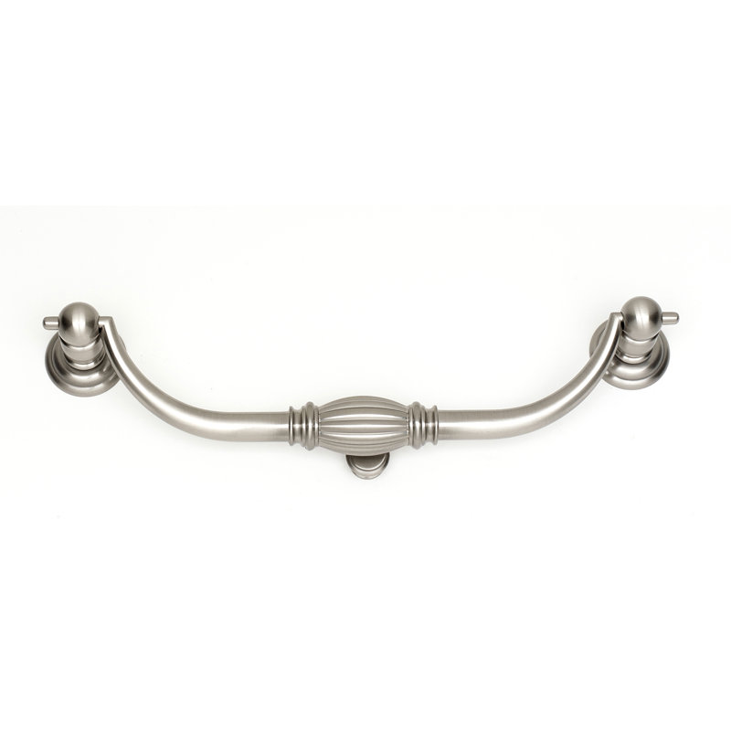 Poignée de chute 8" center to center Tuscany, Nickel satiné
