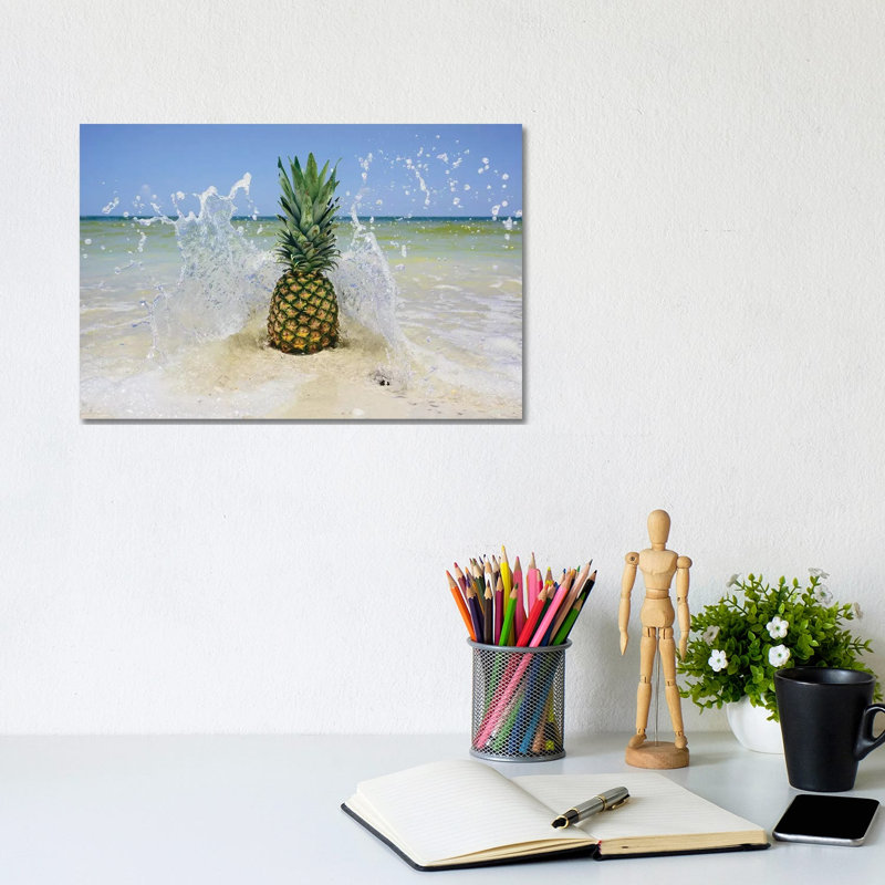 South Florida Pineapple III by Adam Mead - Wrapped Canvas Print, 20.32 cm H x 30.48 cm W