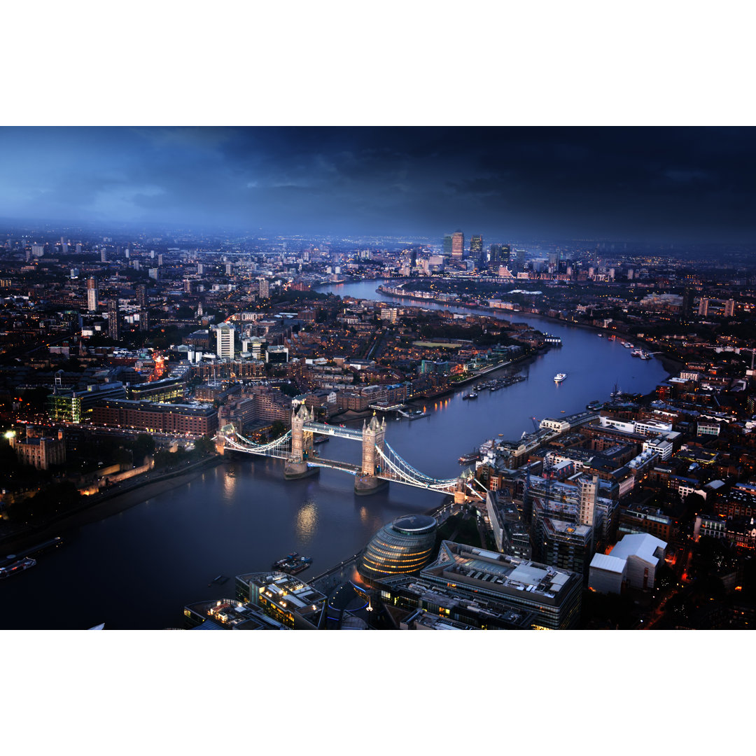 Tower Bridge - Kunstdrucke auf Segeltuch