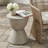 Outdoor Lightweight Concrete Side Table
