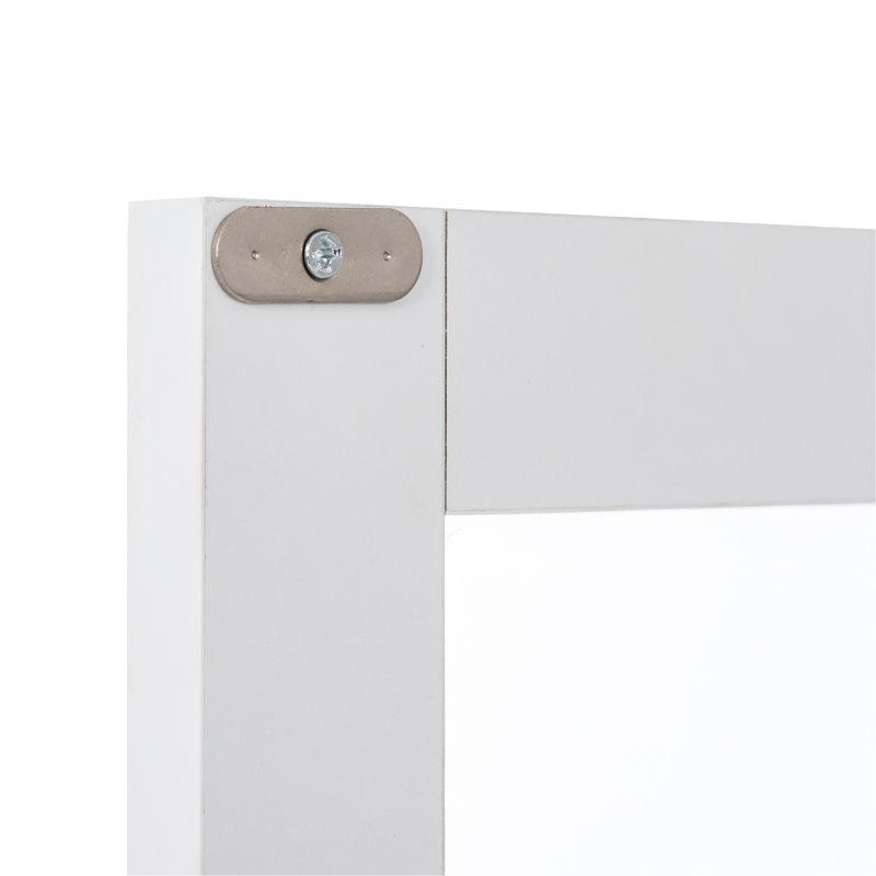 Grande armoire de rangement avec tablettes et portes pour la salle de bain, la cuisine et le salon, panneau de fibres à densité moyenne