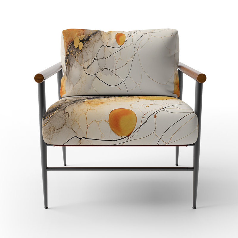 Fauteuil d'appoint rembourré Formes abstraites rembourrées Undefined Continuation, Noir, noir, noir, noir