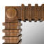 Rift Rectangle Solid Wood Mirror