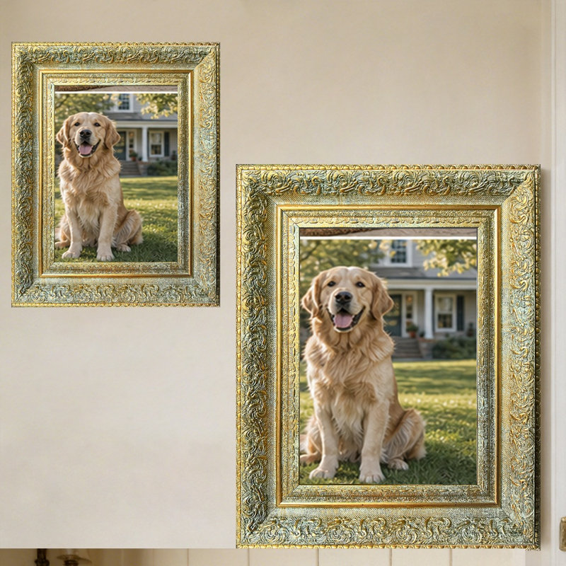 Cadre photo simple 11 pièces x 11 "or antique 11" pour cadeaux de mariage, Antique Gold, 1, 11" W x 14" H