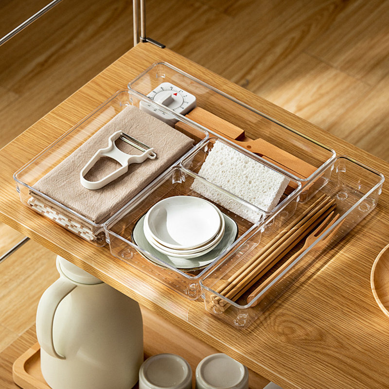 Plastic Desk Organizer Set