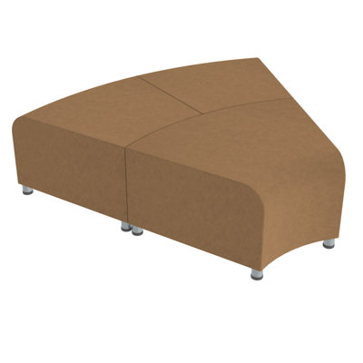 Pro Series Rustic Connect Edged Ripplet Backless Seating, 3-Piece Set