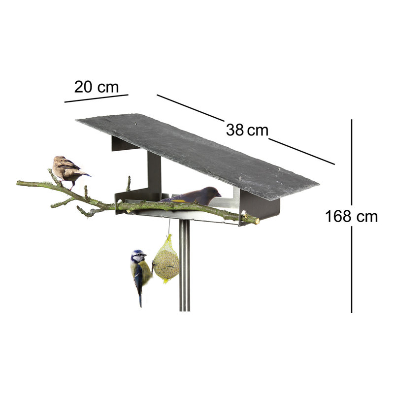 Metal Tray Bird Feeder