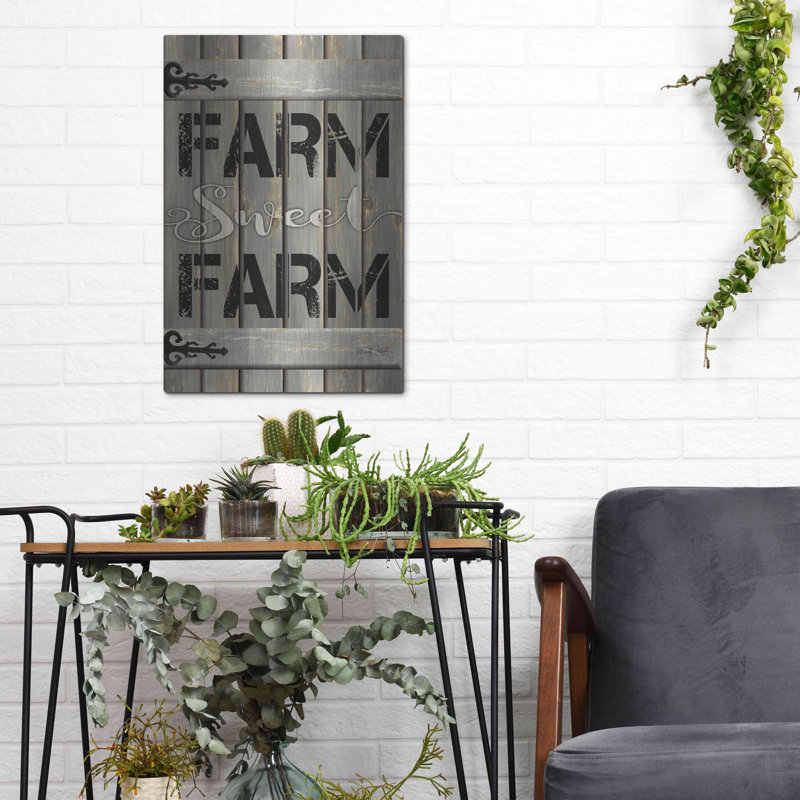 «Farm Sweet Farm» par Cindy Jacobs, H 16 po x l 12 po