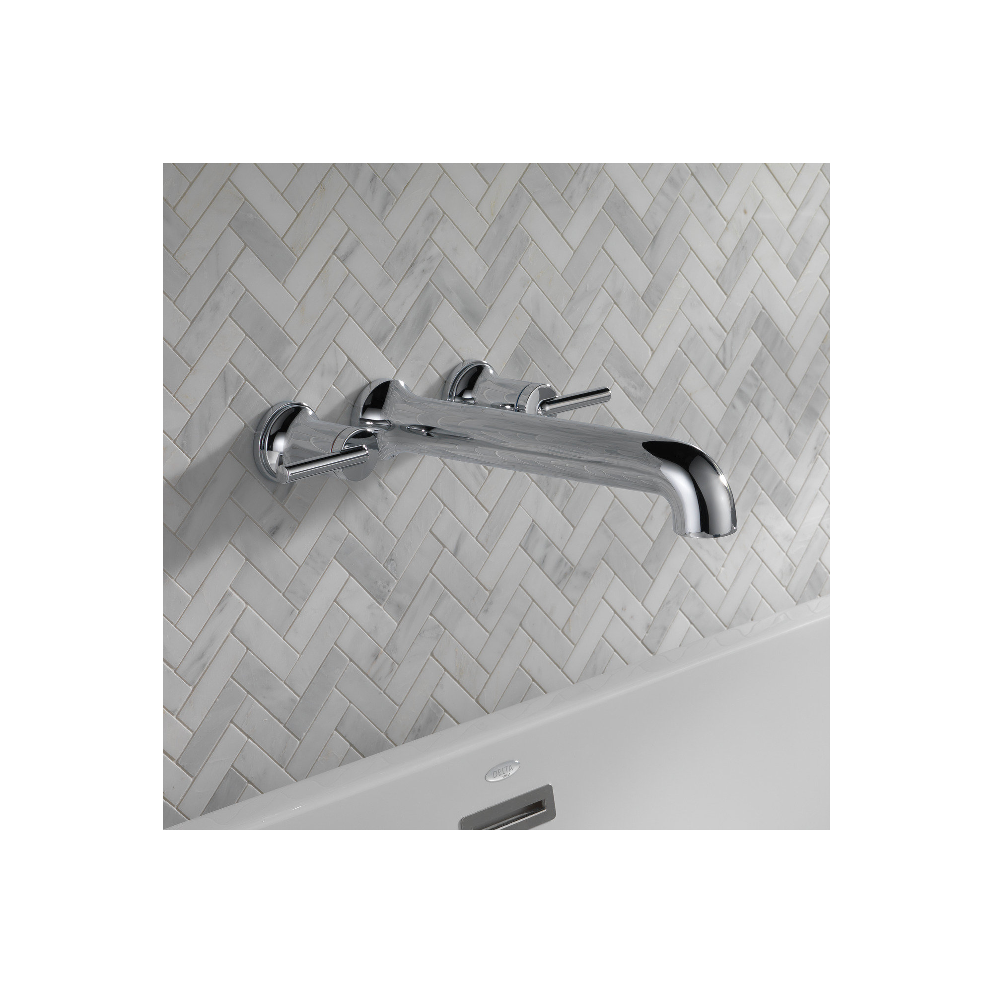 Trinsic Wall Mounted Tub Spout, Stainless Steel