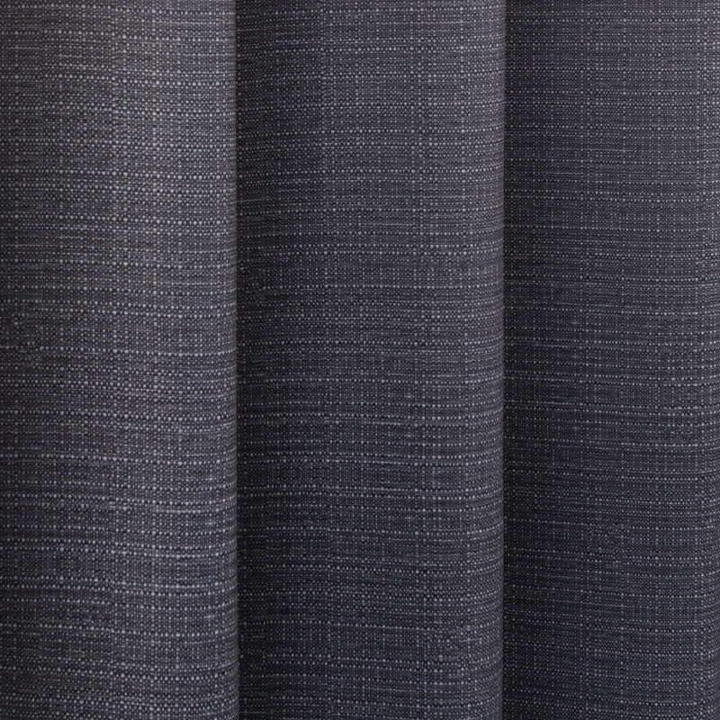 Paire de rideaux obscurcissant en polyester Zandre, Gris foncé, L 52 po x L 84 po
