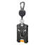 Porte-badge en plastique de style mécha avec mousqueton rétractable à haute élasticité et pochette robuste pour carte de travail-106449895