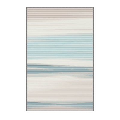 Tapis d'entrée de qualité supérieure, 2,6 x 6,6 pieds, 100% polyester, hauteur de velours de 0,3 po | Antibactérien, antidérapant, dessous lavable à la machine | Impression 3D numérique, durable et élégante pour les entrées, les salons et plus encore