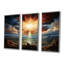 «Sunset Explosion Over The Hills - Landscape Mountains», ensemble d'art-108316397-108316398