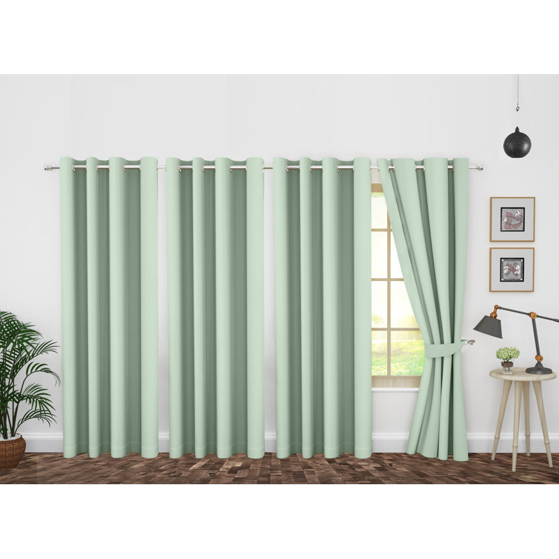 Blackout Curtain, 46" x 84", Light Green