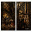 « tree study », ensemble de 2 reproductions d’art abstraites sur toiles