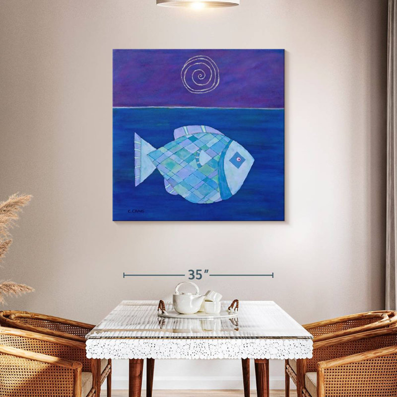 Crowle Fish With Spiral Moon